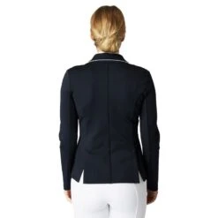 Horze Women's Martina Show Coat - Dark Navy/White 9 Horze Women's Martina Show Coat - Dark Navy/White -Equestrian Supplies 532884 800 800