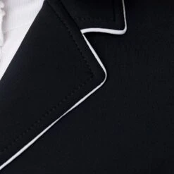 Horze Women's Martina Show Coat - Dark Navy/White 12 Horze Women's Martina Show Coat - Dark Navy/White -Equestrian Supplies 532887 800 800