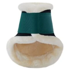 Horze Caliber Faux Fur Fetlock Boots - Storm Green -Equestrian Supplies 533308 800 800