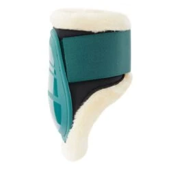 Horze Caliber Faux Fur Fetlock Boots - Storm Green -Equestrian Supplies 533309 800 800