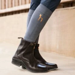 Horze Women's Rose Front Zip Paddock Boots - Dark Brown -Equestrian Supplies 533611 800 800