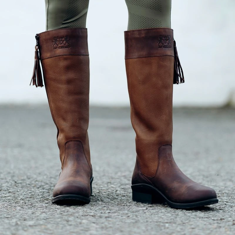 B Vertigo Women's Amelia Waterproof Country Boots - Dark Brown 6 B Vertigo Women's Amelia Waterproof Country Boots - Dark Brown - Image 4