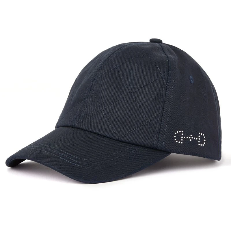 Horze Kids' Cap W/Crystal Detailing - Dark Navy 3 Horze Kids' Cap W/Crystal Detailing - Dark Navy