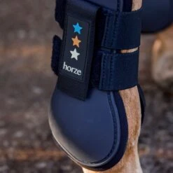 Horze Alex Pony Neoprene-Lined Tendon Boots - Dark Navy 8 Horze Alex Pony Neoprene-Lined Tendon Boots - Dark Navy -Equestrian Supplies 535583 800 800
