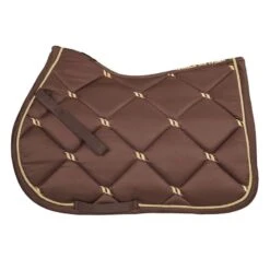 Back On Track Nights Collection A/P Saddle Pad - Coffee