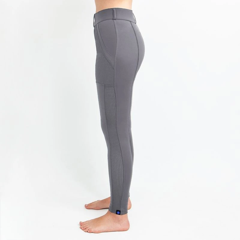 Irideon Kids' Radiant Half Seat Utility Tights - Dove Grey 5 Irideon Kids' Radiant Half Seat Utility Tights - Dove Grey - Image 3