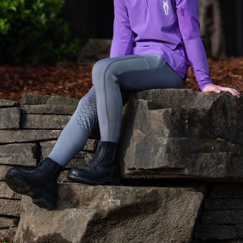 Irideon Kids' Radiant Half Seat Utility Tights - Dove Grey 7 Irideon Kids' Radiant Half Seat Utility Tights - Dove Grey - Image 5