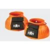 Saxon Ribbed Touch Tape Bell Boots - Gum -Equestrian Supplies 540509 800 800