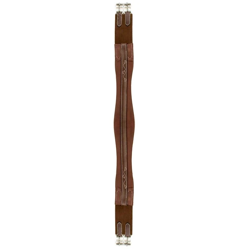 Silverleaf Plain Chafeless Girth Single Elastic - African Walnut 3 Silverleaf Plain Chafeless Girth Single Elastic - African Walnut