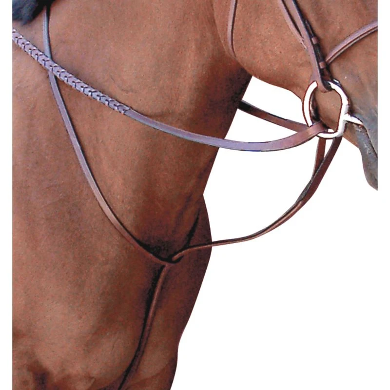 Passport Square Raised Standing Martingale - Mahogany 3 Passport Square Raised Standing Martingale - Mahogany