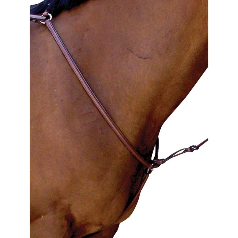 Passport Plain Raised Breastplate - Mahogany 3 Passport Plain Raised Breastplate - Mahogany
