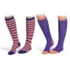 Shires Two Pack Bamboo Socks - Purple -Equestrian Supplies 553764 800 800