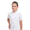 Cavalliera Kids' I Love Crystals Short Sleeve Show Shirt - White/Silver -Equestrian Supplies 558722 800 800