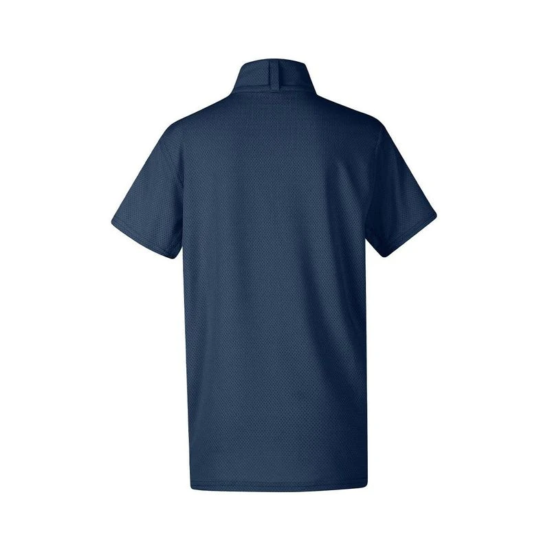 Kerrits Kids' Ice Fil Lite Short Sleeve Shirt - Navy 4 Kerrits Kids' Ice Fil Lite Short Sleeve Shirt - Navy - Image 2