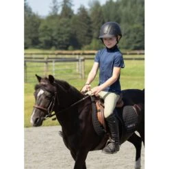 Kerrits Kids' Ice Fil Lite Short Sleeve Shirt - Navy 8 Kerrits Kids' Ice Fil Lite Short Sleeve Shirt - Navy -Equestrian Supplies 569107 800 800