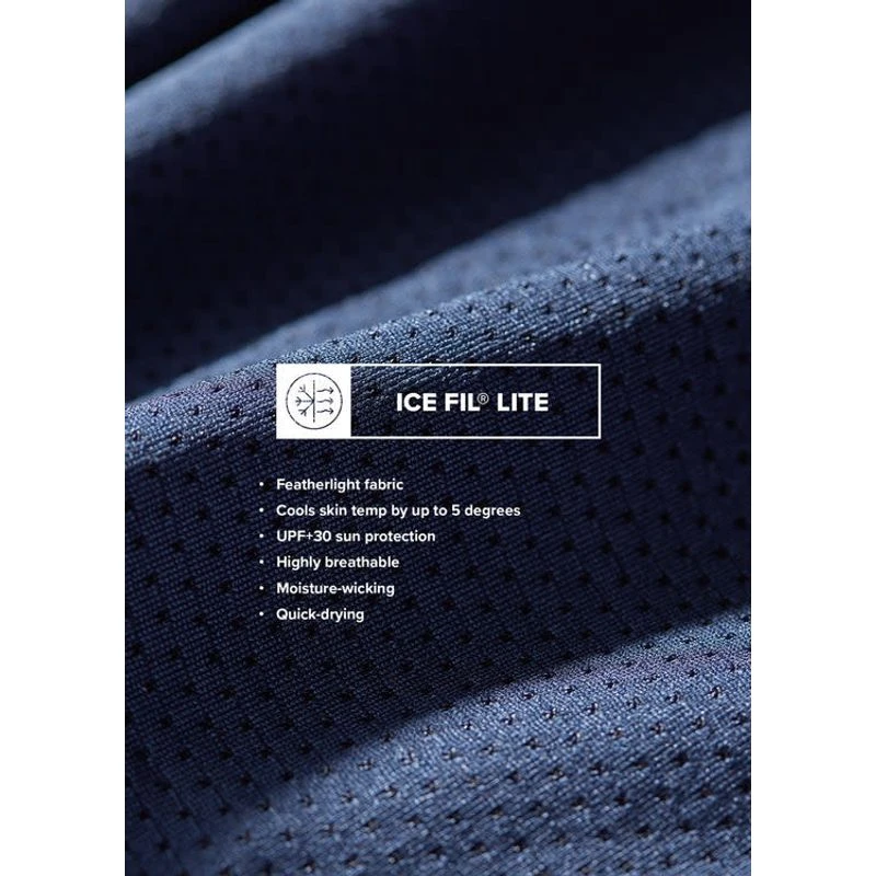 Kerrits Kids' Ice Fil Lite Short Sleeve Shirt - Navy 6 Kerrits Kids' Ice Fil Lite Short Sleeve Shirt - Navy - Image 4