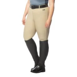 Kerrits Women's Microcord Knee Patch Tights - Tan 7 Kerrits Women's Microcord Knee Patch Tights - Tan -Equestrian Supplies 574643 800 800
