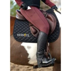 Kerrits Women's Fleece Lite II Knee Patch Tights - Mahogany Herringbone 7 Kerrits Women's Fleece Lite II Knee Patch Tights - Mahogany Herringbone -Equestrian Supplies 575578 800 800