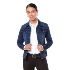 EQL Women's In Motion Jean Jacket - Midnight Wash -Equestrian Supplies 580251 800 800