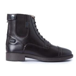 Horze Kids' Kilkenny Polyurethane Jodhpur Boots - Brown -Equestrian Supplies 581350 800 800