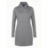 EQL Women's Weekender Fleece Hoodie Dress - Heather Grey 2 EQL Women's Weekender Fleece Hoodie Dress - Heather Grey -Equestrian Supplies 582451 800 800