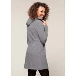 EQL Women's Weekender Fleece Hoodie Dress - Heather Grey 8 EQL Women's Weekender Fleece Hoodie Dress - Heather Grey -Equestrian Supplies 582453 800 800