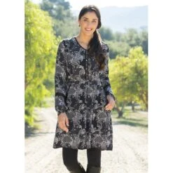 EQL Women's Ecovero Boheme Tunic Dress - Black Patchwork Paisley 11 EQL Women's Ecovero Boheme Tunic Dress - Black Patchwork Paisley -Equestrian Supplies 582617 800 800