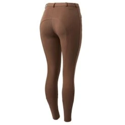 Horze Women's Active Full Seat Breeches - Cocoa Mocha