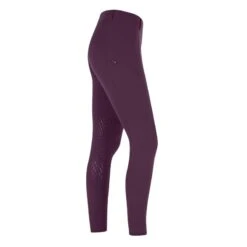 Kerrits Kids' Power Stretch Knee Patch Pocket Tights - Raisin -Equestrian Supplies 585693 800 800