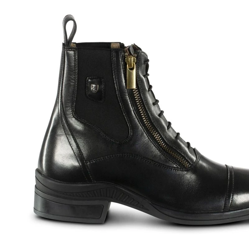 Horze Women's Highgate Paddock Boots - Black 4 Horze Women's Highgate Paddock Boots - Black - Image 2