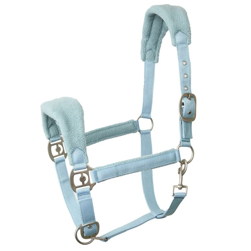Horze Geneva Halter - Silver Blue 3 Horze Geneva Halter - Silver Blue