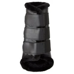 Horze Luminox Reflective Brushing Boots - Black 9 Horze Luminox Reflective Brushing Boots - Black -Equestrian Supplies 591398 800 800
