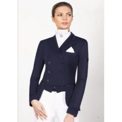 Fair Play Women's Elizabeth Comfimesh Short Tail Coat - Black -Equestrian Supplies 592840 800 800