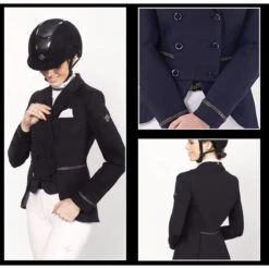 Fair Play Women's Florine Short Tail Coat - Navy -Equestrian Supplies 592880 800 800