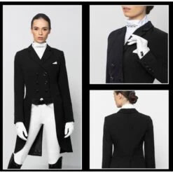Fair Play Women's Dorothee Shadbelly Coat - Black -Equestrian Supplies 593055 800 800