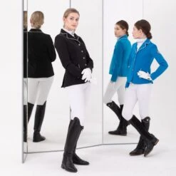 Fair Play Women's Michelle Show Jacket - Black -Equestrian Supplies 593231 800 800