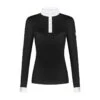Fair Play Women's Meredith Half Turtleneck Long Sleeve Competition Shirt - Black -Equestrian Supplies 594223 800 800