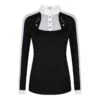 Fair Play Women's Lorella Long Sleeve Competition Shirt - Black/White -Equestrian Supplies 594507 800 800
