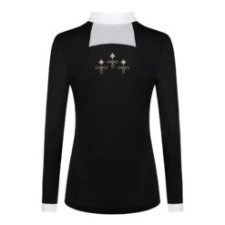 Fair Play Women's Lorella Long Sleeve Competition Shirt - Black/White 7 Fair Play Women's Lorella Long Sleeve Competition Shirt - Black/White -Equestrian Supplies 594508 800 800