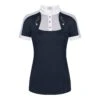 Fair Play Women's Lorella Short Sleeve Competition Shirt - Navy/White -Equestrian Supplies 594559 800 800
