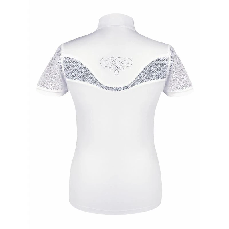Fair Play Women's Cecile Short Sleeve Competition Shirt - White 4 Fair Play Women's Cecile Short Sleeve Competition Shirt - White - Image 2