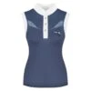 Fair Play Women's Cecile Rose Gold Sleeveless Competition Shirt - Steel Blue -Equestrian Supplies 595039 800 800