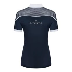 Fair Play Women's Letizia Short Sleeve Competition Shirt - Navy 7 Fair Play Women's Letizia Short Sleeve Competition Shirt - Navy -Equestrian Supplies 595516 800 800
