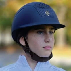 Ovation M Class MIPS Helmet - Navy/Navy -Equestrian Supplies 596688 800 800