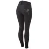 Horze Women's Queenie Silicone Full Seat Breeches W/Crystals - Black 2 Horze Women's Queenie Silicone Full Seat Breeches W/Crystals - Black -Equestrian Supplies 599925 800 800