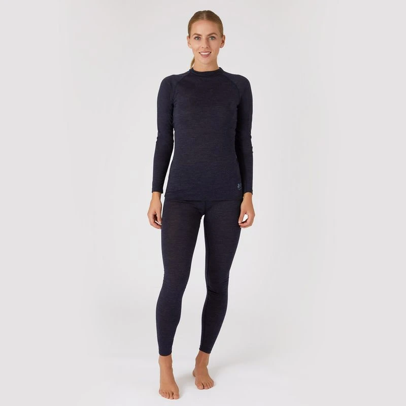 B Vertigo Women's Roxie Woolmix Long Underwear - Dark Navy 6 B Vertigo Women's Roxie Woolmix Long Underwear - Dark Navy - Image 4
