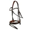 Horze Classic Dressage Ergonomic Bridle W/Curved Browband - Brown/Brown 1 Horze Classic Dressage Ergonomic Bridle W/Curved Browband - Brown/Brown -Equestrian Supplies 602804 800 800
