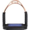 Herm Sprenger Bow Balance Stirrups - Bronze/Black/Blue Pad -Equestrian Supplies 605131 800 800