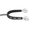 Herm Sprenger 35mm Flat Neck Ultra Fit Extra Grip Spurs - Stainless Steel/Black Grip -Equestrian Supplies 605194 800 800