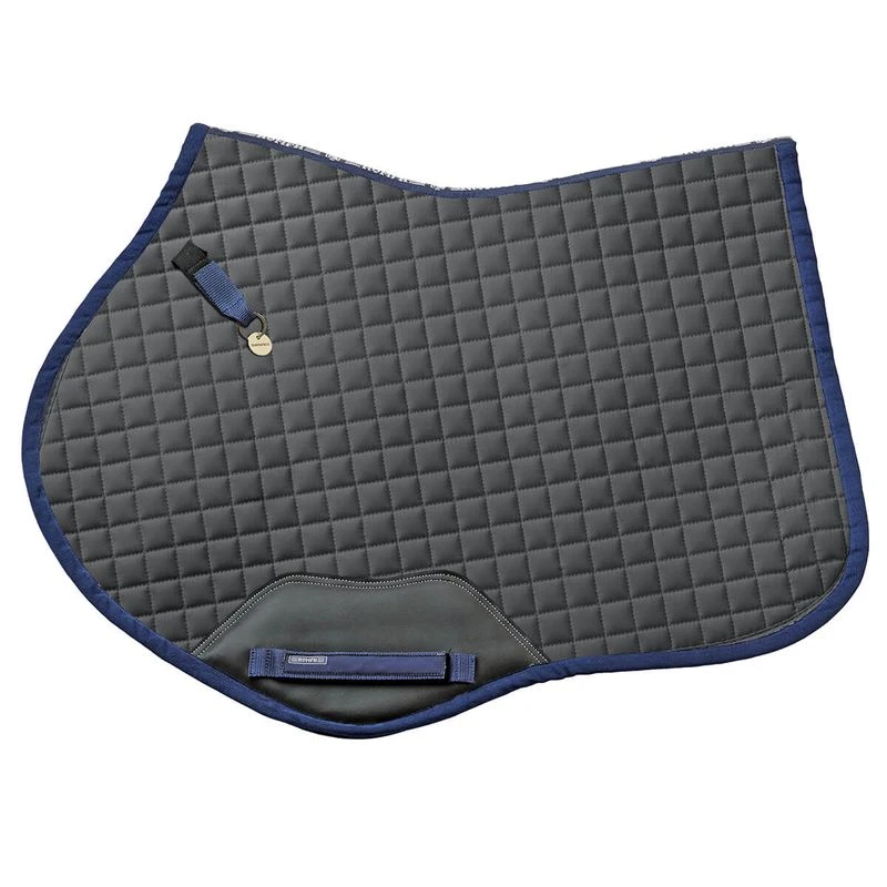 Romfh Curvy Saddle Pad - Grey/Navy 3 Romfh Curvy Saddle Pad - Grey/Navy
